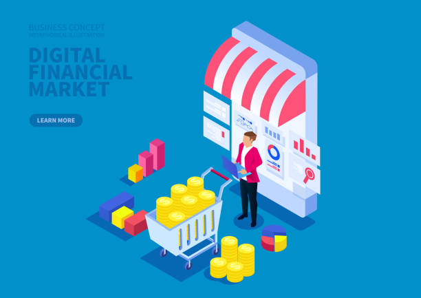 Intelligent network online digital financial market